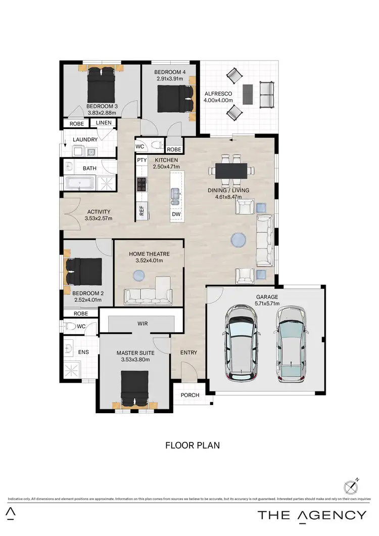 Floorplan of Homely house listing, 150 Pannage Way, Brabham WA 6055