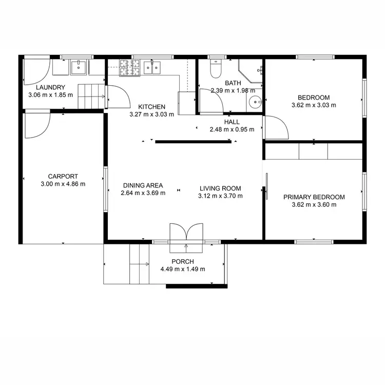 Floorplan of Homely unit listing, 4/11 Auer Street, Kepnock QLD 4670