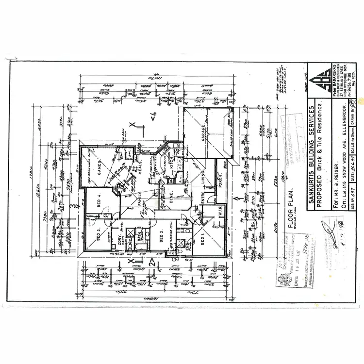 Floorplan of Homely house listing, 11 Snow Wood Avenue, Ellenbrook WA 6069