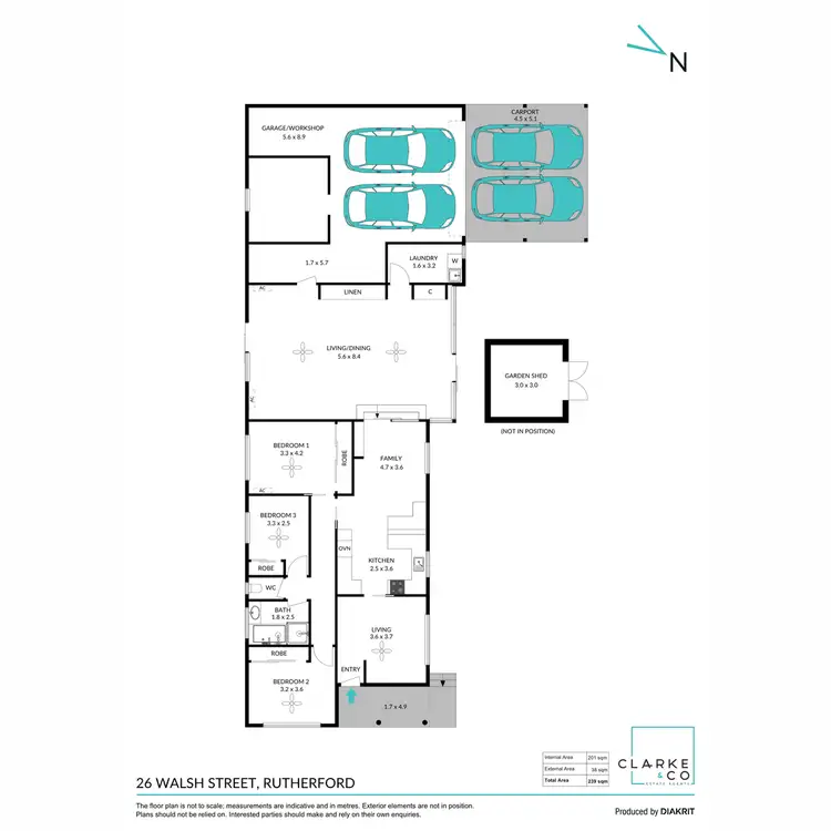 Floorplan of Homely house listing, 26 Walsh Street, Rutherford NSW 2320