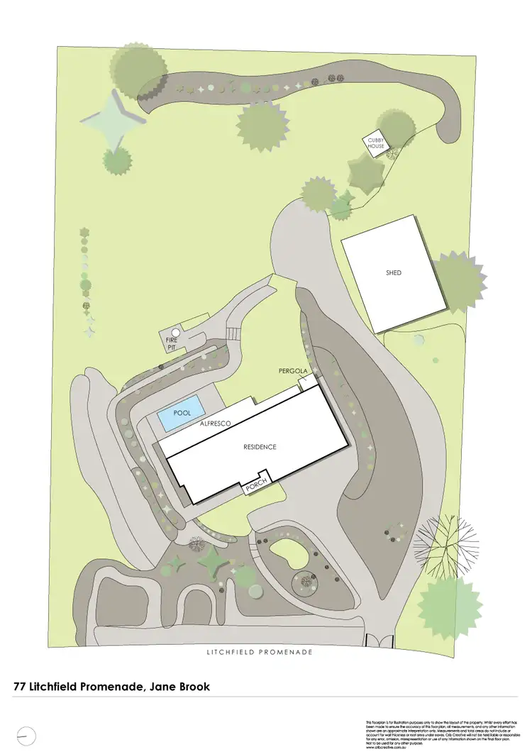 Floorplan of Homely house listing, 77 Litchfield Promenade, Jane Brook WA 6056