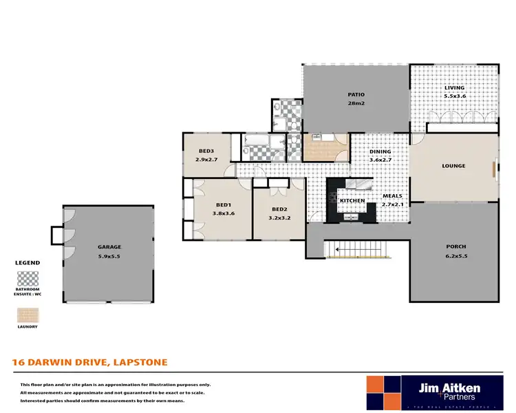 Floorplan of Homely house listing, 16 Darwin Drive, Lapstone NSW 2773