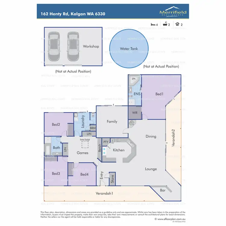 Floorplan of Homely house listing, 162 Henty Road, Kalgan WA 6330
