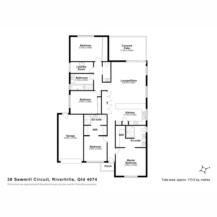 Floorplan of Homely house listing, 38 Sawmill Circuit, Riverhills QLD 4074