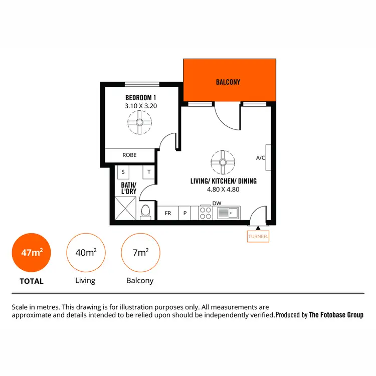 Floorplan of Homely apartment listing, 201/22 Ifould Street, Adelaide SA 5000