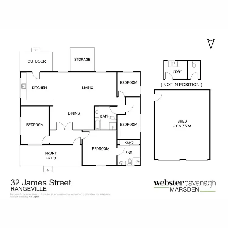 Floorplan of Homely house listing, 32 James Street, Rangeville QLD 4350