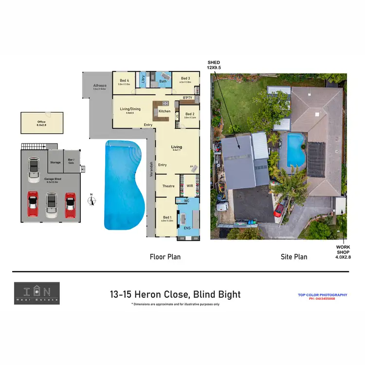 Floorplan of Homely house listing, 13 - 15 Heron Close, Blind Bight VIC 3980