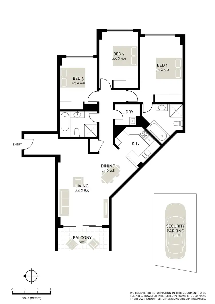 Floorplan of Homely apartment listing, 127/2-26 Wattle Crescent, Pyrmont NSW 2009
