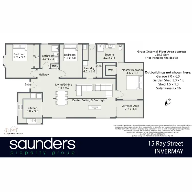 Floorplan of Homely house listing, 15 Ray Street, Invermay TAS 7248