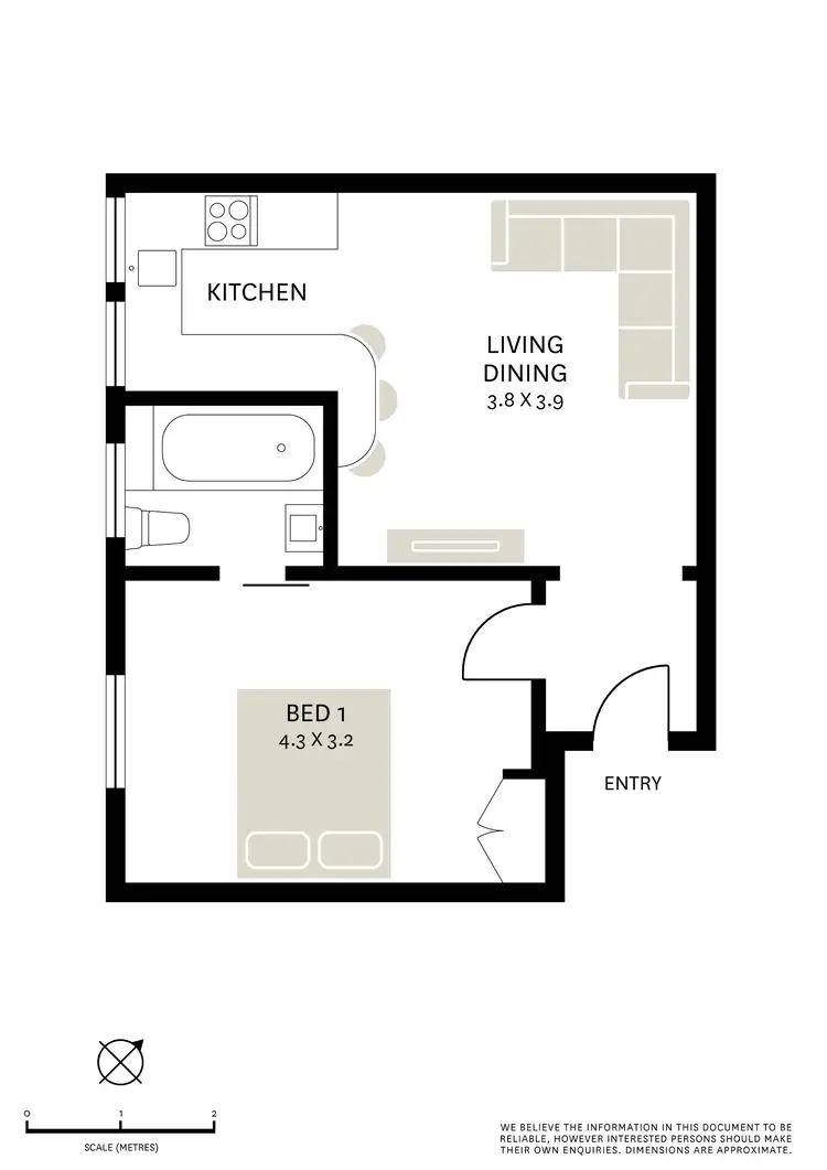 Floorplan of Homely apartment listing, 11/3A Farrell Avenue, Darlinghurst NSW 2010