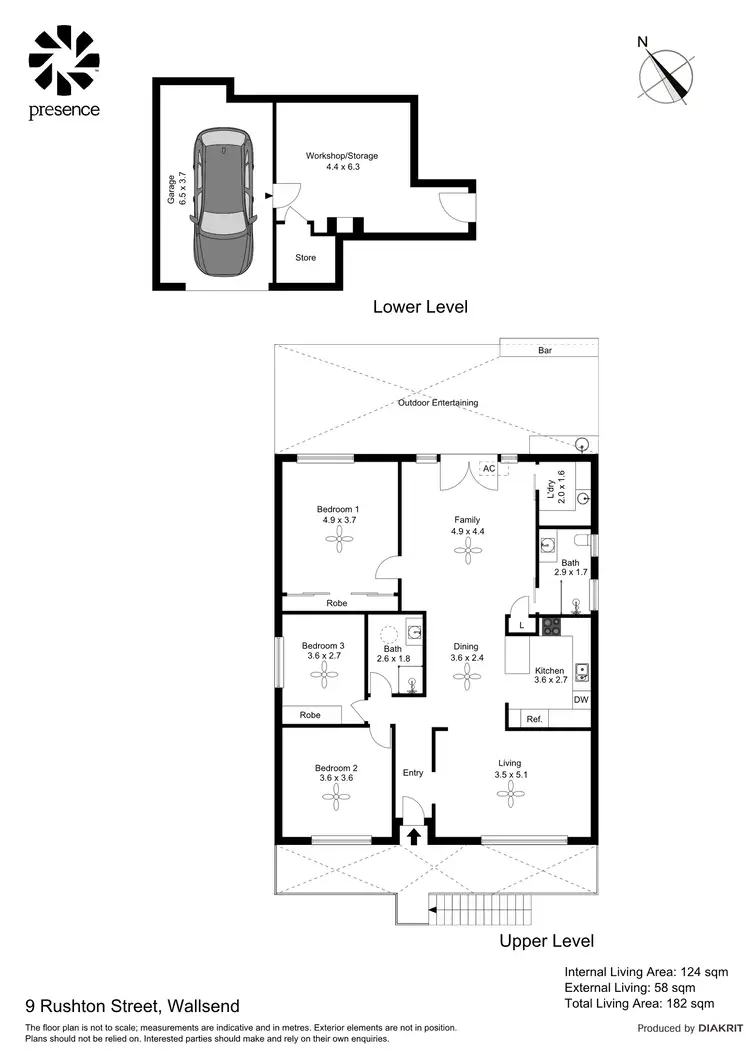 Floorplan of Homely house listing, 9 Rushton Street, Wallsend NSW 2287