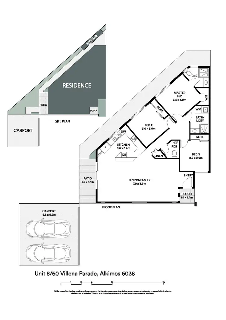 Floorplan of Homely house listing, 8/60 Villena Parade, Alkimos WA 6038
