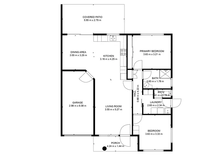 Floorplan of Homely unit listing, 3/22 Grimwood Street, Bargara QLD 4670