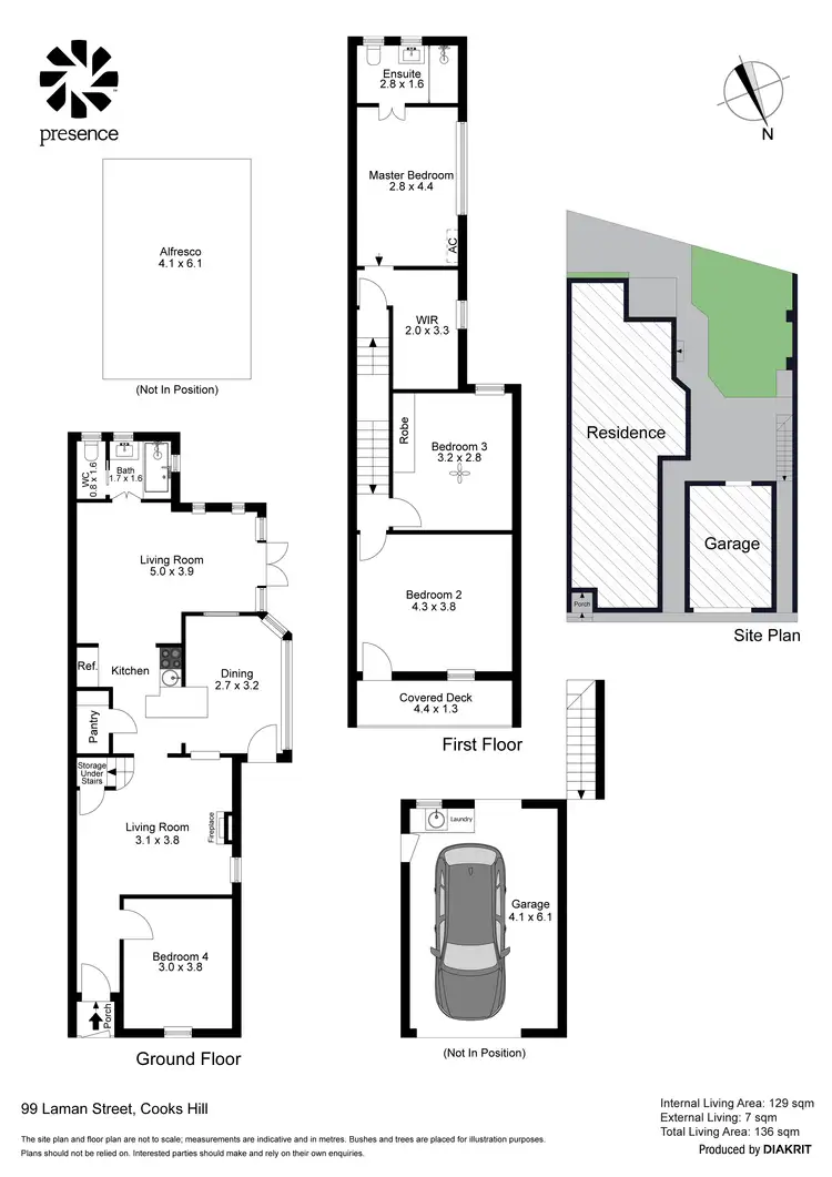 Floorplan of Homely house listing, 99 Laman Street, Cooks Hill NSW 2300
