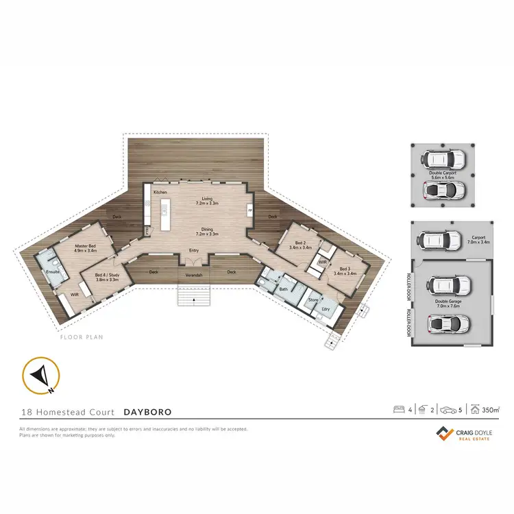 Floorplan of Homely house listing, 18 Homestead Court, Dayboro QLD 4521