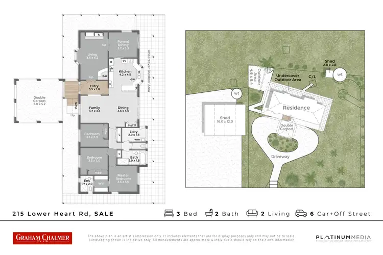 Floorplan of Homely rural property listing, 215 Lower Heart Road, Sale VIC 3850