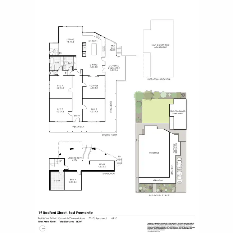 Floorplan of Homely house listing, 19 Bedford Street, East Fremantle WA 6158