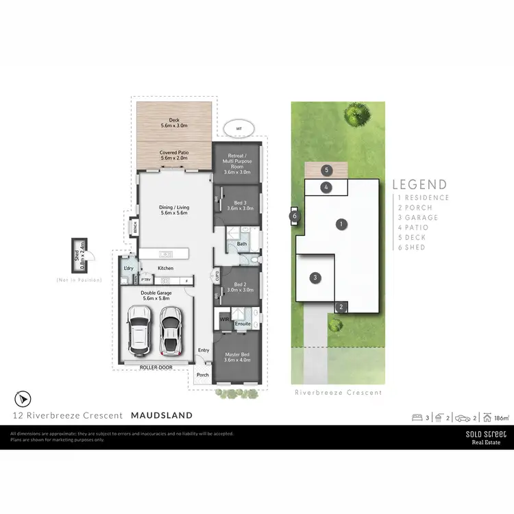 Floorplan of Homely house listing, 12 Riverbreeze Crescent, Maudsland QLD 4210