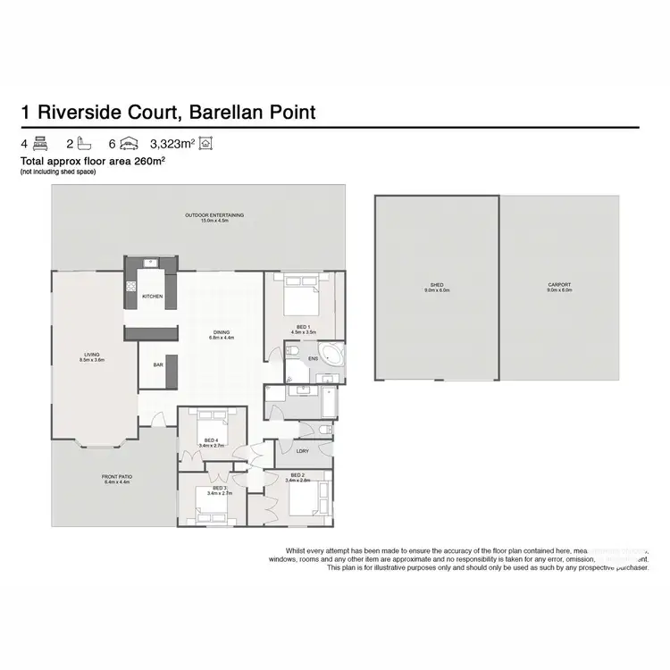 Floorplan of Homely house listing, 1 Riverside Court, Barellan Point QLD 4306