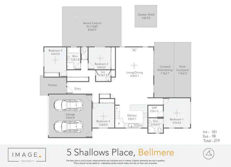 Floorplan of Homely house listing, 5 Shallows Place, Bellmere QLD 4510