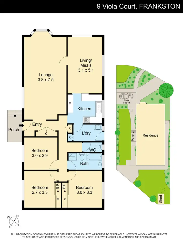 Floorplan of Homely house listing, 9 Viola Court, Frankston VIC 3199