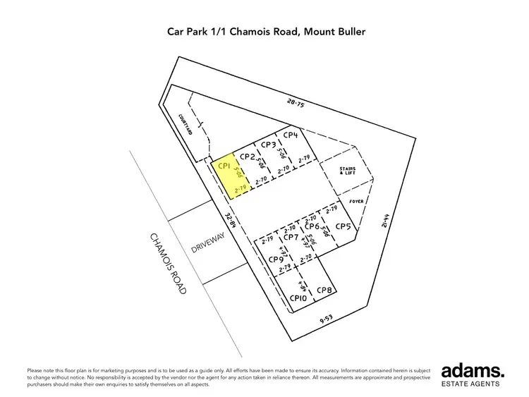 Floorplan of Homely land listing, LOT Car Park 1, 1 Chamois Road, Mount Buller VIC 3723