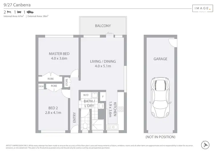 Floorplan of Homely unit listing, 9/27 Canberra Terrace, Kings Beach QLD 4551