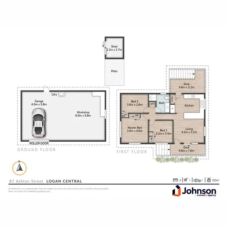 Floorplan of Homely house listing, 87 Ashton Street, Logan Central QLD 4114