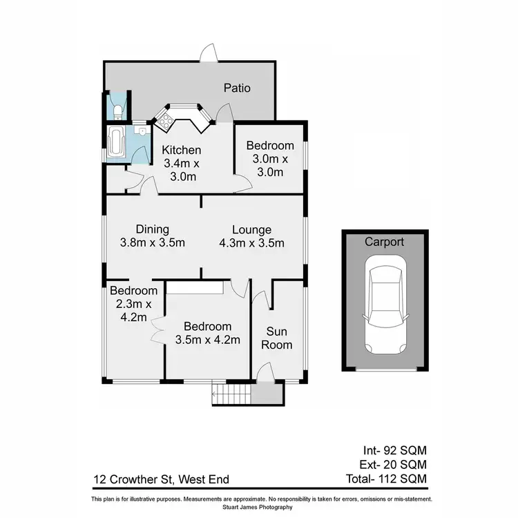 Floorplan of Homely house listing, 12 Crowther Street, West End QLD 4101