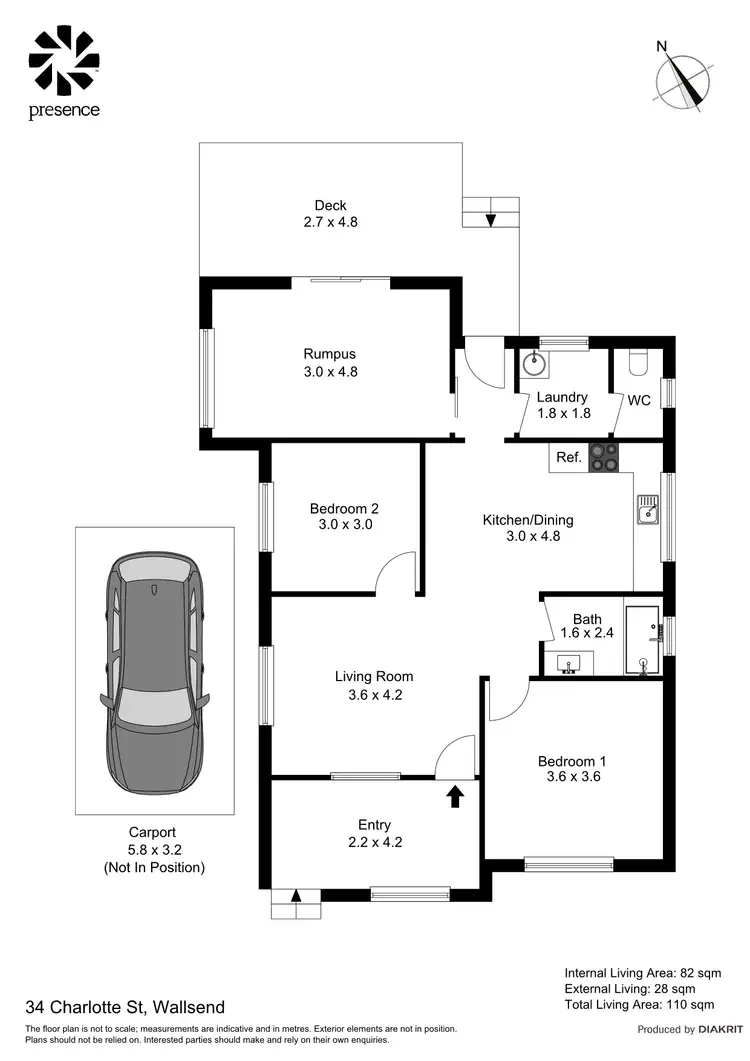 Floorplan of Homely house listing, 34 Charlotte Street, Wallsend NSW 2287