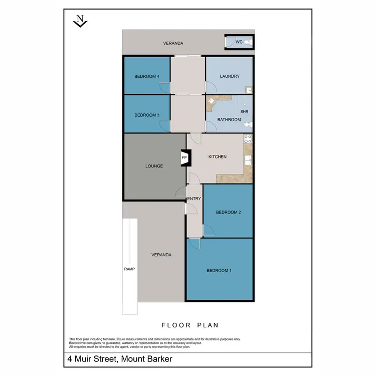 Floorplan of Homely house listing, 4 Muir Street, Mount Barker WA 6324
