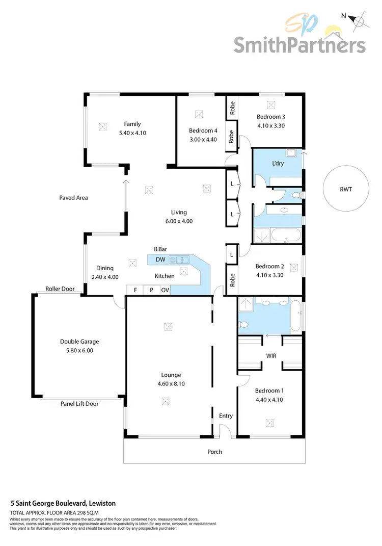 Floorplan of Homely house listing, 5 St George Boulevard, Lewiston SA 5501