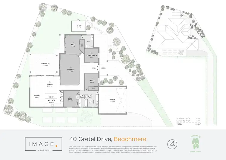Floorplan of Homely house listing, 40 Gretel Drive, Beachmere QLD 4510