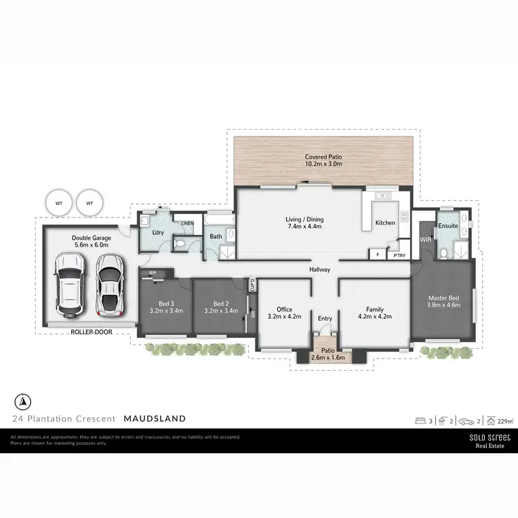 Floorplan of Homely house listing, 24 Plantation Crescent, Maudsland QLD 4210
