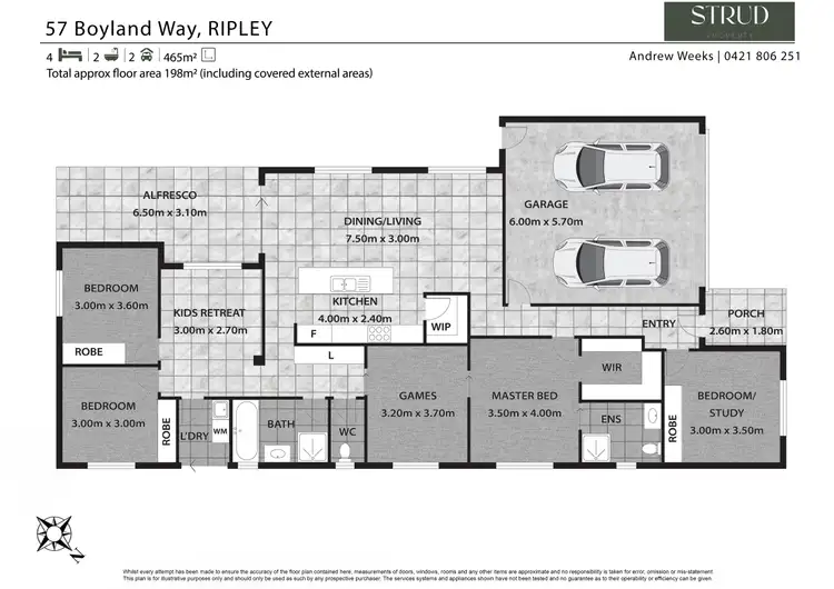 Floorplan of Homely house listing, 57 Boyland Way, Ripley QLD 4306