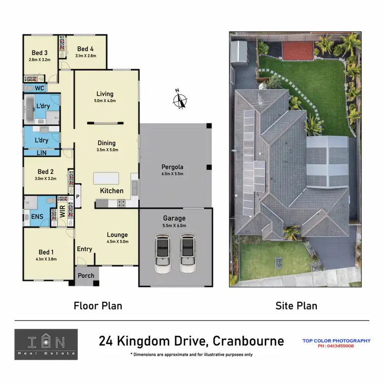 Floorplan of Homely house listing, 24 Kingdom Drive, Cranbourne VIC 3977