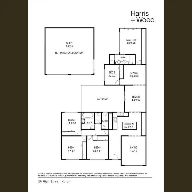 Floorplan of Homely house listing, 26 High Street, Koroit VIC 3282