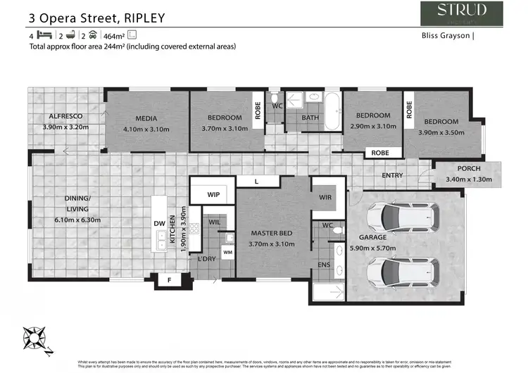 Floorplan of Homely house listing, 3 Opera Street, Ripley QLD 4306