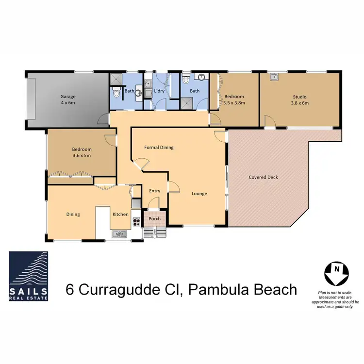 Floorplan of Homely house listing, 6 Curragudde Close, Pambula Beach NSW 2549