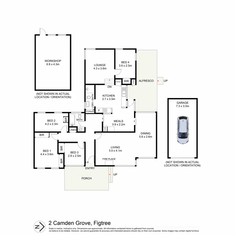 Floorplan of Homely house listing, 2 Camden Grove, Figtree NSW 2525