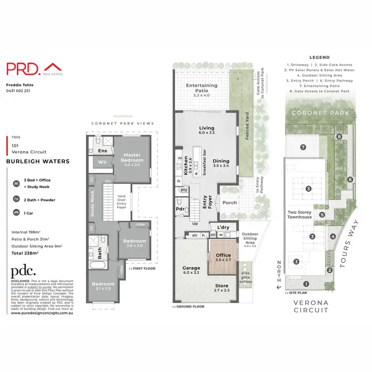 Floorplan of Homely house listing, 101 Verona Circuit, Burleigh Waters QLD 4220