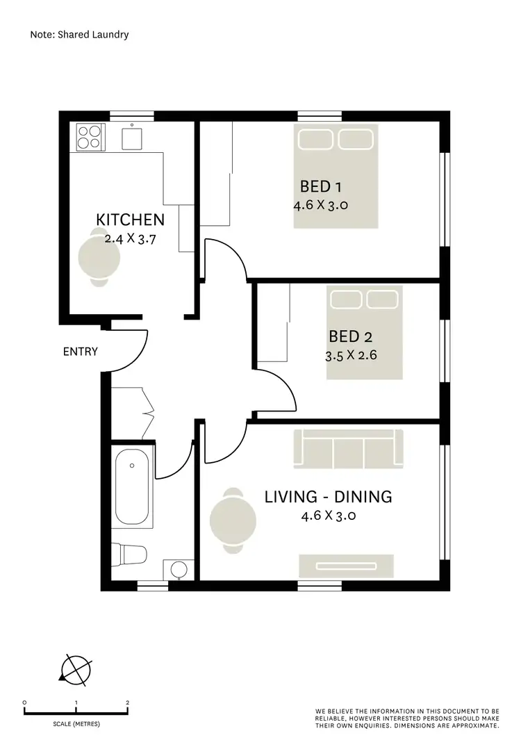 Floorplan of Homely apartment listing, 6/180 Glenmore Road, Paddington NSW 2021