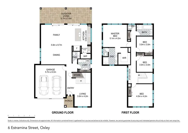 Floorplan of Homely house listing, 6 Estramina Street, Oxley QLD 4075