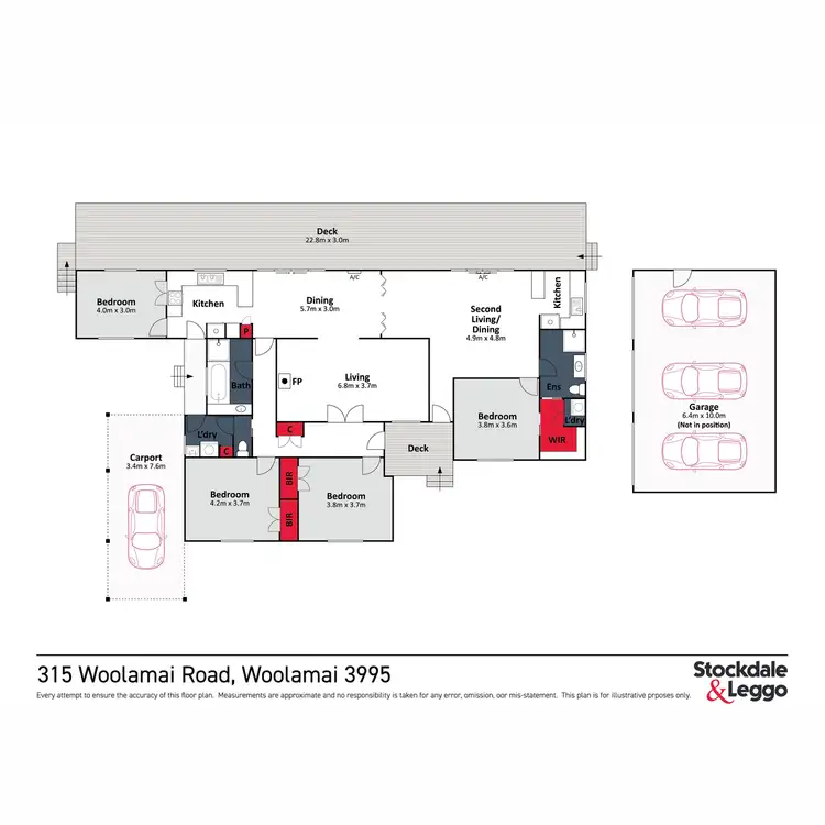 Floorplan of Homely house listing, 315 Woolamai Road, Woolamai VIC 3995