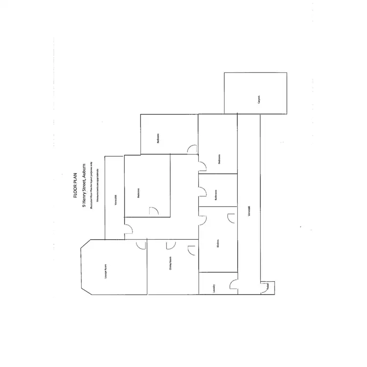 Floorplan of Homely house listing, 9 Henry Street, Auburn SA 5451