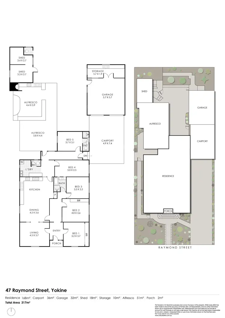 Floorplan of Homely house listing, 47 Raymond Street, Yokine WA 6060