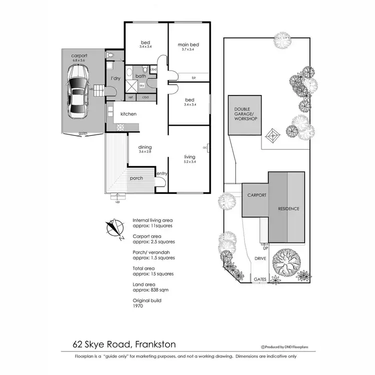 Floorplan of Homely house listing, 62 Skye Road, Frankston VIC 3199