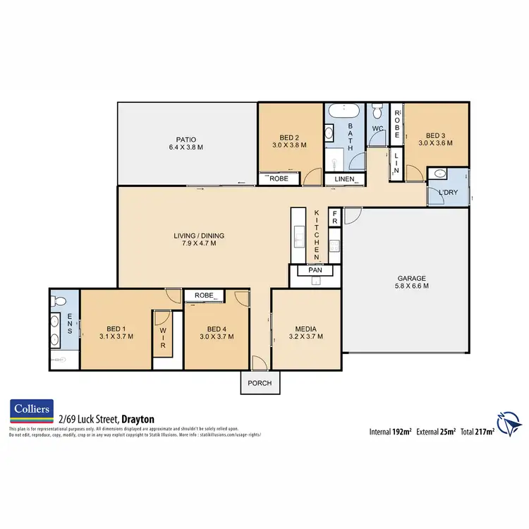 Floorplan of Homely house listing, 2/69 Luck Street, Drayton QLD 4350