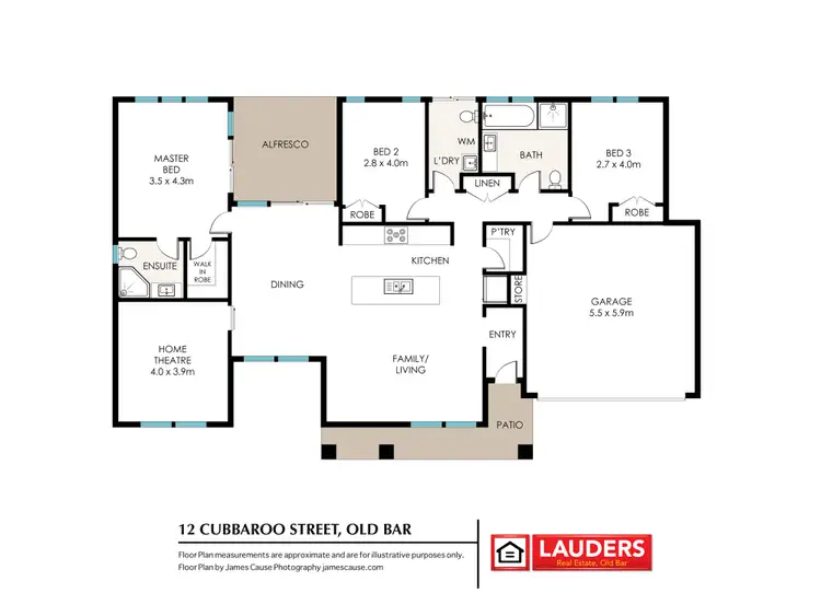Floorplan of Homely house listing, 12 Cubbaroo Street, Old Bar NSW 2430