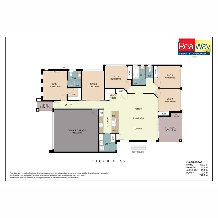Floorplan of Homely house listing, 18 Stringybark Street, Spring Mountain QLD 4300